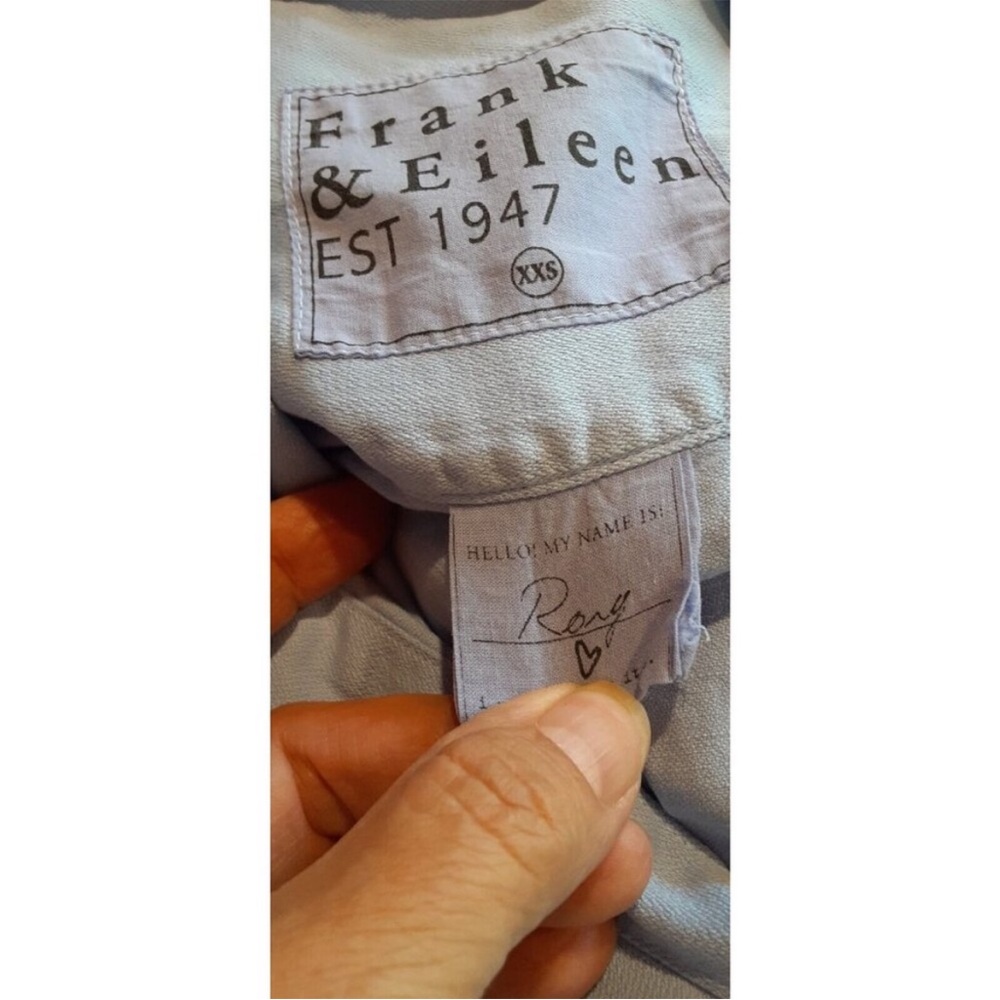 Frank & Eileen Rory denim shirt dress in glacier blue XXS - Picture 6 of 8